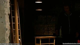 bound slut gets rough treatment from big cock