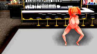 i watch half naked girls dancing and singing before they have sex in this anime hentai