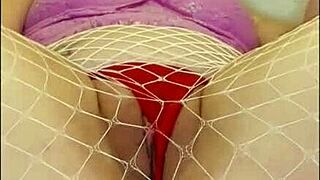 Tiina Ks Pussy Play with Natural Tits, Blonde Scandinavian Milf in Costumes