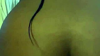 Ebony babe for beginners in cowgirl position in the pov.: Amateur ebony babe takes on cowgirl position in the POV video