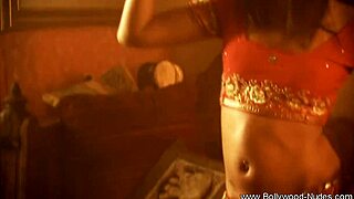 Lovely brunette participates in Indian ritual.