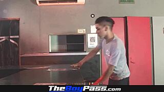 An older guy fucks a cute Latin boy bareback and hard.