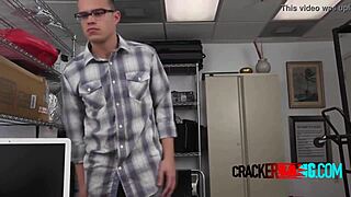 Nerdy Queer Sucks Big Black Dick In Interracial Gay Casting Porn Scene