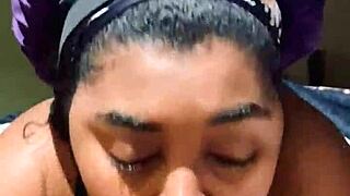 i'm sucking this big cock deepthroat style, licking balls and swallowing cum all the way