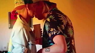 Home made sex tape showing amateur blowjob and facial