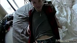 Young twink explores bareback passion with his close buddy