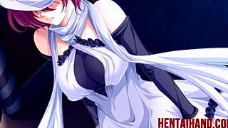 busty red-head hentai babe rides you in doggystyle and missionary