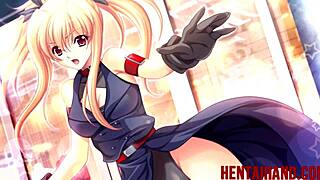 busty red-head hentai babe rides you in doggystyle and missionary