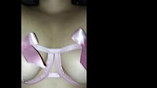 roomie wakes me up at midnight in lingerie for bent over doggystyle session with big ass latina