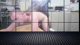 Nerdy Queer Sucks Big Black Dick In Interracial Gay Casting Porn Scene