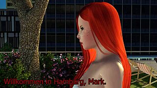 Ebony Redhead Blowjob Scene