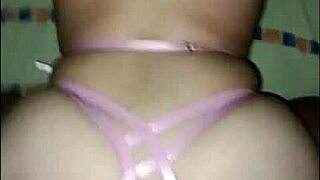 roomie wakes me up at midnight in lingerie for bent over doggystyle session with big ass latina