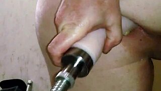 Intense anal machine action with Joey D
