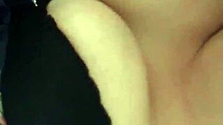 A homemade creampie scene with a blonde wife