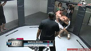 Curvy ebony teen competes in interracial sex contest.