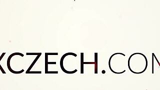 Young teens licking together in a group activity