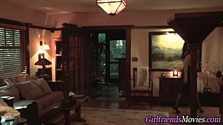 Hey, check these bigtits lesbians licking a hot teen in lingerie action