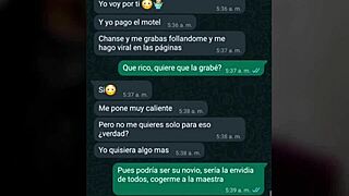 Chat with my teacher gets spicy late at night on WhatsApp