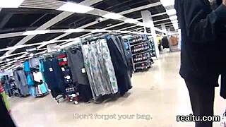 glamorous czech nympho gets seduced in the mall and fucked in pov