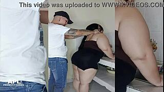 look at this horny chubby latina milf enjoying being filmed while i fuck her