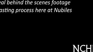 Young nubile shows off tight pussy engulfing skills