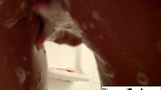 Diamond Masturbates Big Tits In Shower