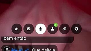 Watch this naughty European wife strip and rip clothes hidden on webcam with her couple partner?