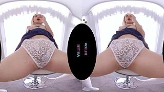 Vrallure chloe pops your cherry with cowgirl ride