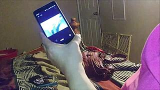 Chubby pof slut sucks my fat cock with her big tits bouncing, but she can't make me cum, whore!