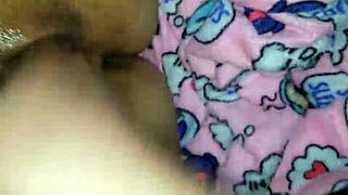 Watch my Mexican wife masturbate on webcam with her big tits and monster cock