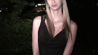 Ever tried dogging with a stunning teen and random guys in public? It's wild!