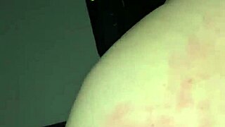 This big ass girlfriend is riding dick cowgirl style in a homemade scene with her friend