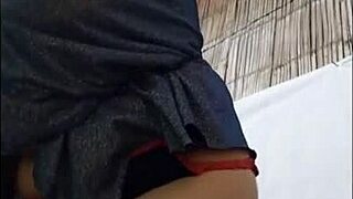 cachiporrera gives private dance, then surprise fuck