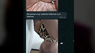 Chat with my teacher gets spicy late at night on WhatsApp