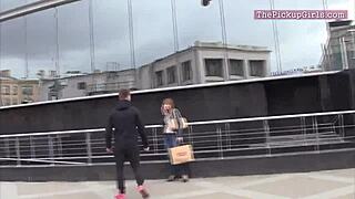 Sexy Babe Bent Over in Doggystyle Group Fuck