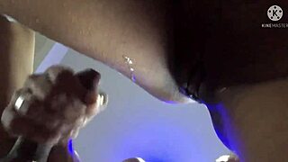 jasmine santanna enjoys a relaxing session with her partner in reality