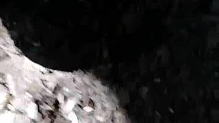 gay amateurs get into some bareback fucking action outdoors