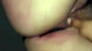 This big ass girlfriend is riding dick cowgirl style in a homemade scene with her friend