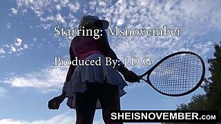 Watch Msnovember Bend Over For Intense Anal Fingering With Oil