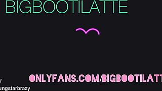 Youngstarbrazy and bigbootilatte perform to his new song lie 2 me