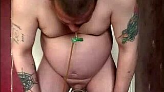 Mark Wright's Mouth Wide Open For Your Piss