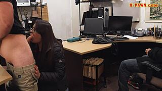 Couple bitches pounded by horny pawn guy!