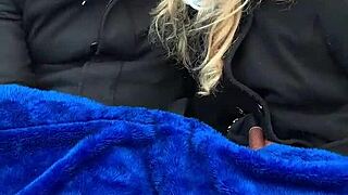 french blonde slut angel emily bent over for outdoor anal riding in cowgirl position