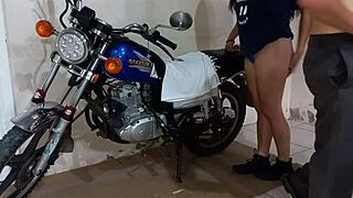 Latina milf calls mechanic for hot sex while husband is away