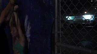 cum on teen 18+ panties during rough outdoor public bondage with anya olsen?