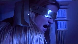 blindfolded jessica drake gets deepthroat, riding, and facial after orgasm