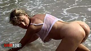 Ever tried anal on the beach with French milf Estelle Clark?