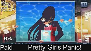 Pretty girls panic in this game part 2! 😱
