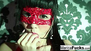 Marica Masturbates In Sexy Lingerie Mirror