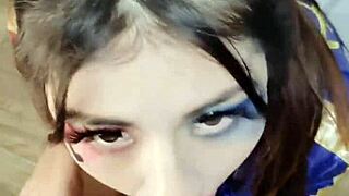 Harley Quinn Blows Cock For Release